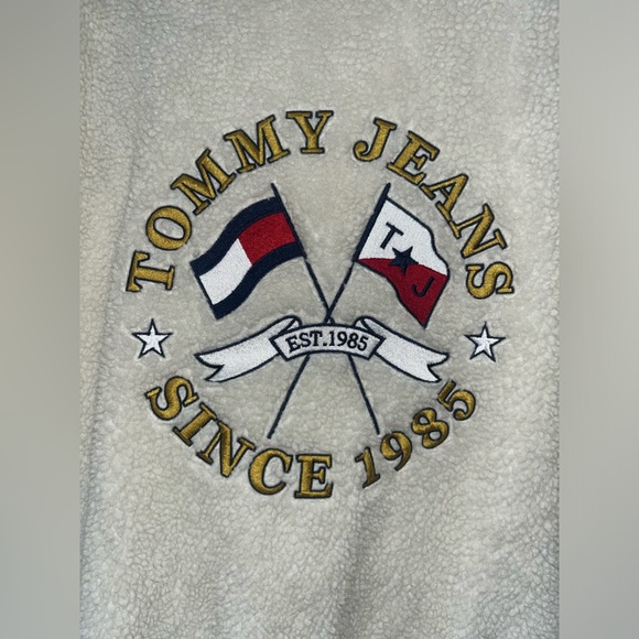 Tommy Jeans Sherpa Fleece Bomber Jacket - Picture 3 of 10